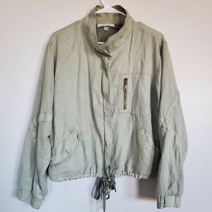 Young fabulous & broke sage green clara jacket